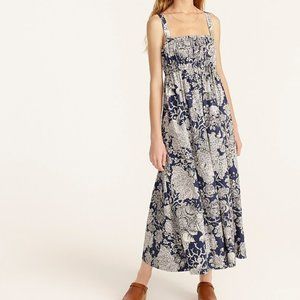 Gathered tank midi dress in Ratti® seashell print